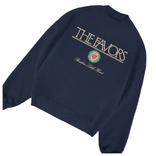 kenny The Favors Store Merch Navy Restless Little Heart Sweatshirts