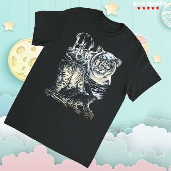 kenny The Hu Official Merch Store Snow Leopard Collage Shirts