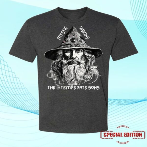 kenny The Intemperate Sons Merch Store Mystic Visions Charcoal Shirt