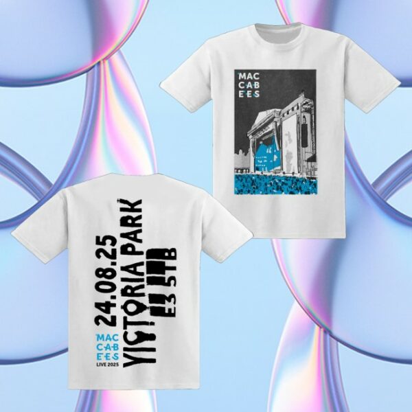 kenny The Maccabees Merch All Points East White Shirt0