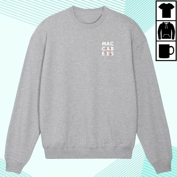 kenny The Maccabees Merch The Maccabees 2025 Grey Tour Crewneck1