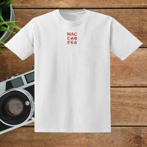 kenny The Maccabees Merch The Maccabees 2025 Tour White Shirt1