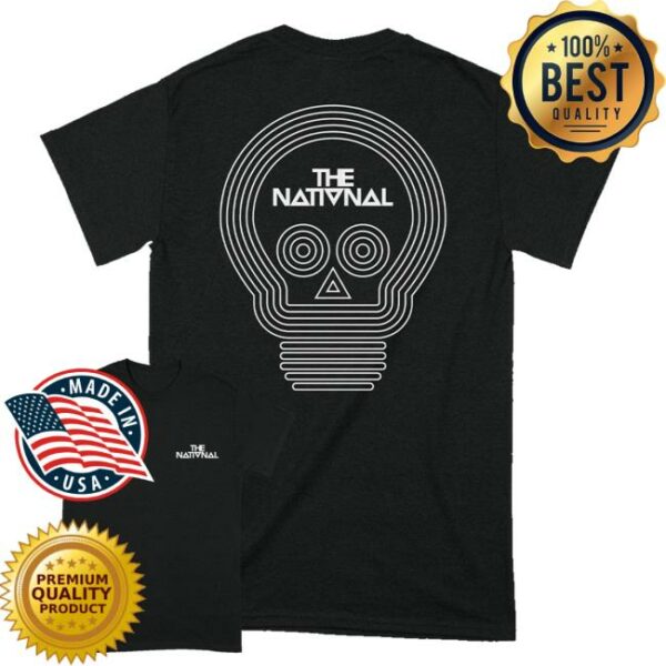 kenny The National Merch Shop Store Lightbulb Skull Shirt