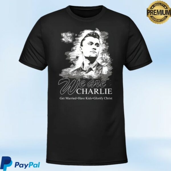 kenny The Officer Tatum Store We Are Charlie Commemorative Shirt
