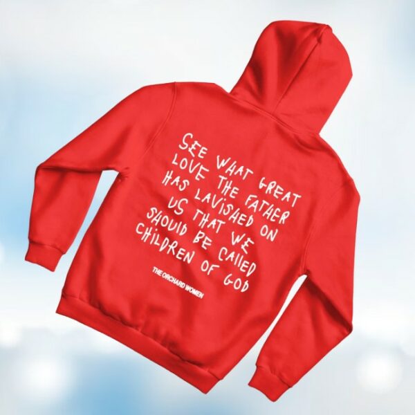 kenny The Orchard Women Merch Store Good Father Hoodie Reds