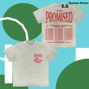 kenny The Promised Land Merch Store World Tour Tee1 kenny The Promised Land Merch Store World Tour Tee1