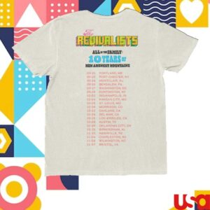 kenny The Revivalists Merrch Store Fall 2025 Tour Shirts