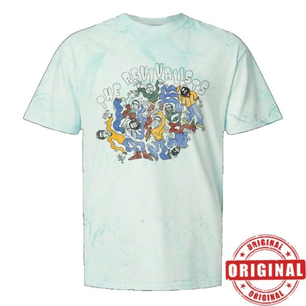 kenny The Revivalists Merrch Store Squiggly Tie Dye Tee