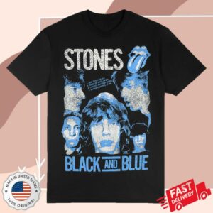 kenny The Rolling Stones Merch Shop Store Black And Blue Black Shirt kenny The Rolling Stones Merch Shop Store Black And Blue Black Shirt