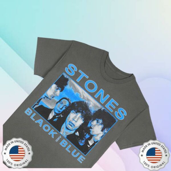 kenny The Rolling Stones Merch Shop Store Black And Blue Shirtw