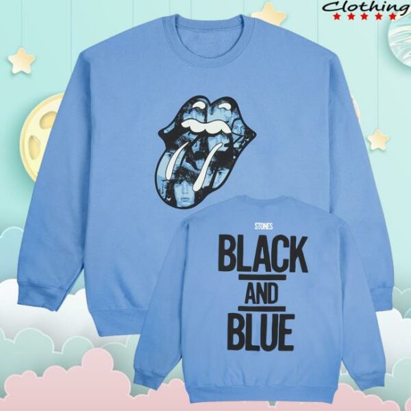 kenny The Rolling Stones Merch Shop Store Black And Blue Sweatshirt