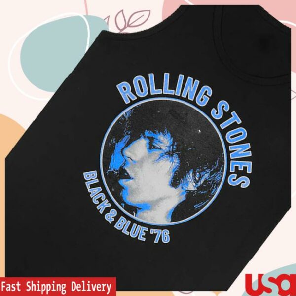 kenny The Rolling Stones Shop Merch Shop Store Black And Blue Keith Richards Tank Topss