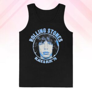 kenny The Rolling Stones Shop Merch Store Black And Blue Mick Jagger Tank Top