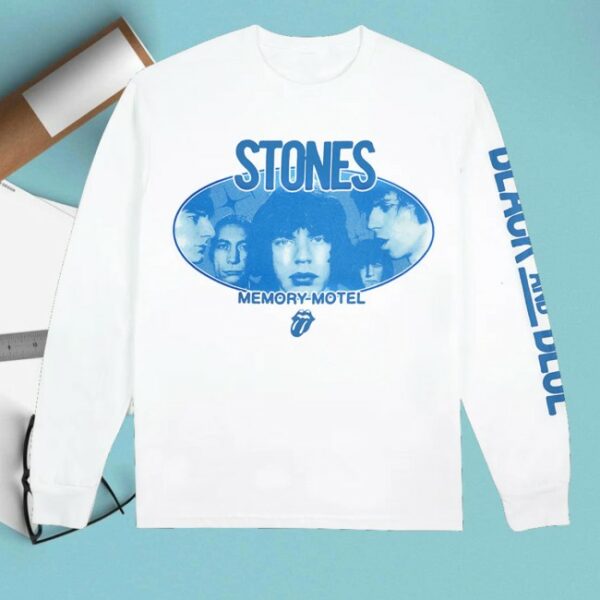 kenny The Rolling Stones Shop Merch Store Black And Blue White Longsleeve Shirt