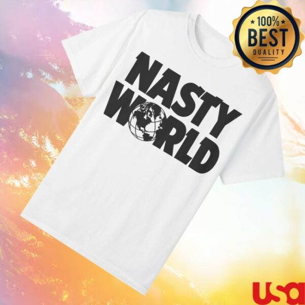 kenny The Sloppy Boys Merch Nasty World Logo Tee1
