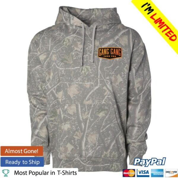 kenny The Von Store Merch Gang Gang Patch Deadwood Camo Hoodie