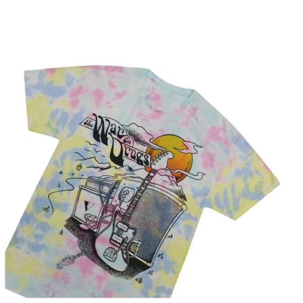 kenny The War On Drugs Merch Shop Store Guitar Scene Tie Dye Shirtw