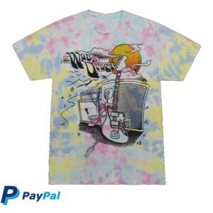 kenny The War On Drugs Merch Store Guitar Scene Tie Dye Shirt