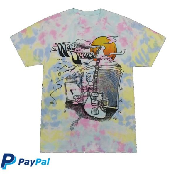 kenny The War On Drugs Merch Store Guitar Scene Tie Dye Shirt