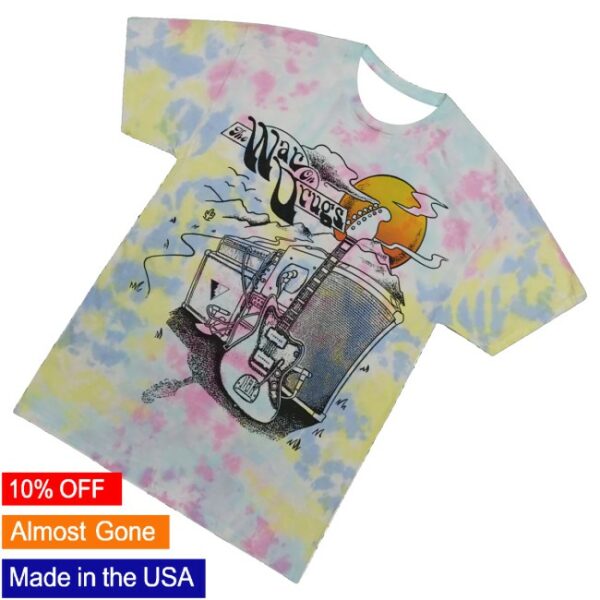 kenny The War On Drugs Store Merch Guitar Scene Tie Dye Shirt1
