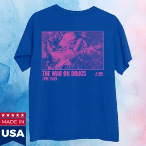 kenny The War On Drugs Store Merch Live 2025 Blue Shirt kenny The War On Drugs Store Merch Live 2025 Blue Shirt