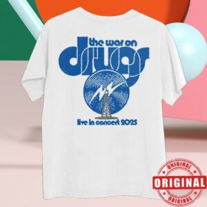 kenny The War On Drugs Store Merch Live 2025 White Shirt kenny The War On Drugs Store Merch Live 2025 White Shirt