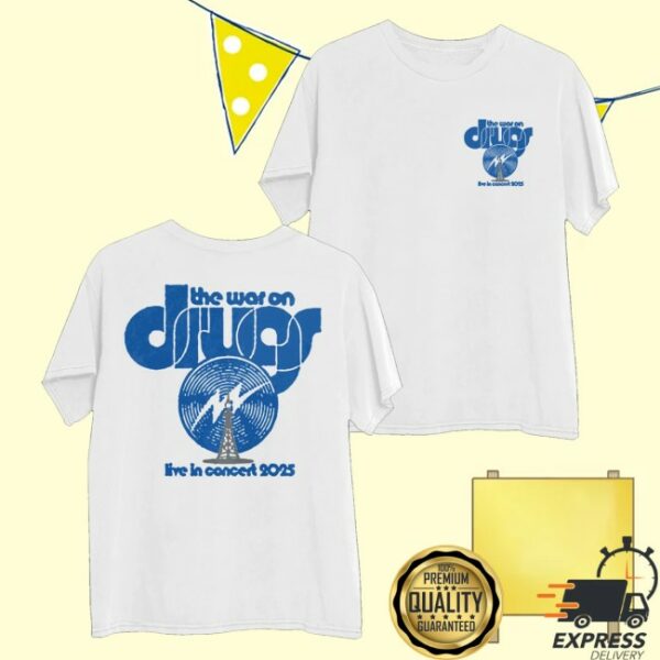 kenny The War On Drugs Store Merch Live 2025 White Shirt1