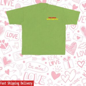 kenny The Who Merch Store Who Are You Green Group Photo Shirt