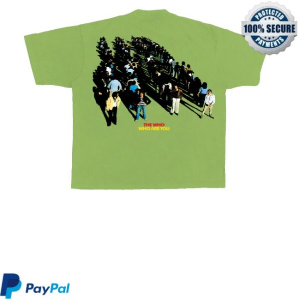 kenny The Who Merch Store Who Are You Green Group Photo Shirts