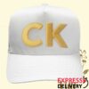 kenny Tpusa Merch Shop Charlie Kirk Ck Gold Puff White Hat