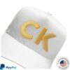 kenny Tpusa Merch Shop Charlie Kirk Ck Gold Puff White Hatss