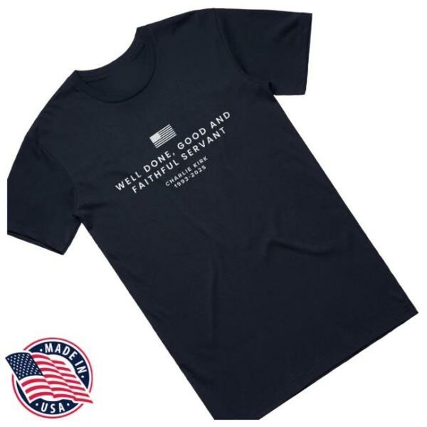 kenny Tpusa Merch Shop Charlie Kirk Faithful Servant Memorial Shirts