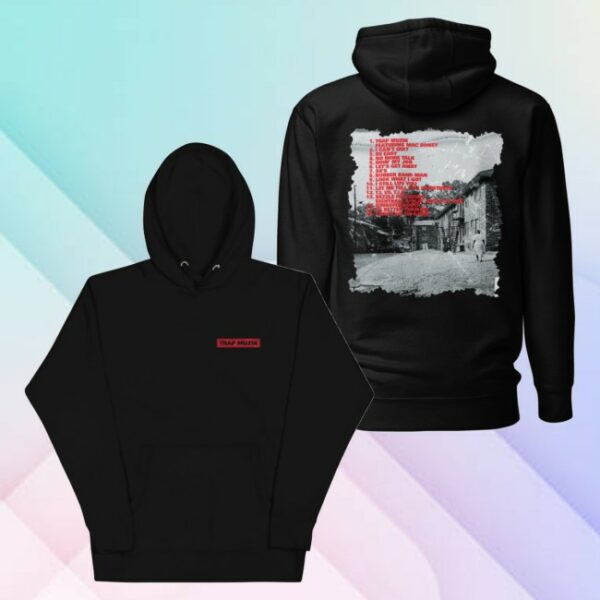 kenny Trap Muzik Merch 20Th Anniversary Hoodie Black1