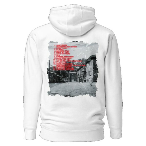 kenny Trap Muzik Merch 20Th Anniversary Hoodie White1