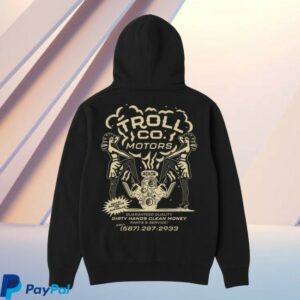 kenny Troll Co Clothing Merch Store Mens Troll Co Motors Hoodies