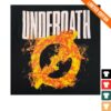 kenny Twisted Thread Merch Store Underoath Symbol On Fire Black Shirts