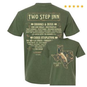 kenny Two Step In Merch Shop Store Lone Star Bull Lineup Shirt