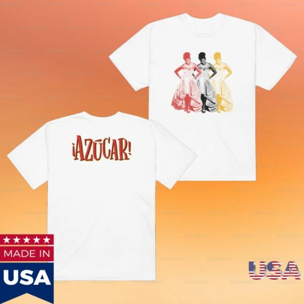kenny Universal Music Store Merch Azucar! Multicolor White Tee1 1