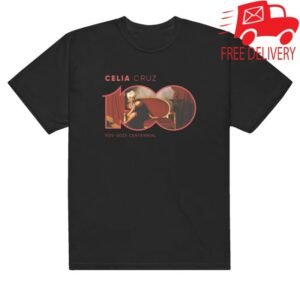 kenny Universal Music Store Merch Celia Cruz Centennial Black Tee