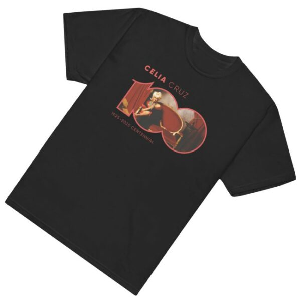 kenny Universal Music Store Merch Celia Cruz Centennial Black Tee0