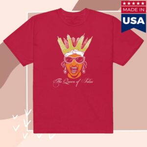 kenny Universal Music Store Merch The Queen Of Salsa Red Tee