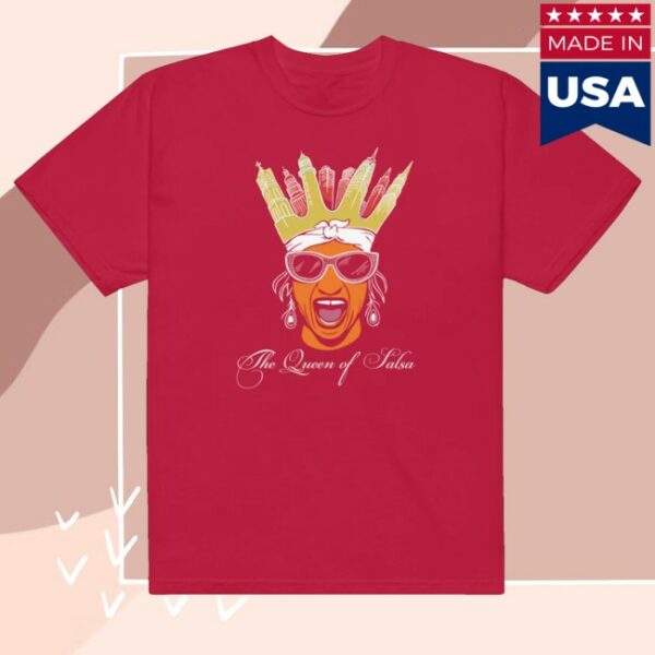 kenny Universal Music Store Merch The Queen Of Salsa Red Tee