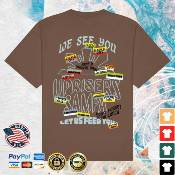 kenny Uprisers Merch Uprisers X Sampa Shirt