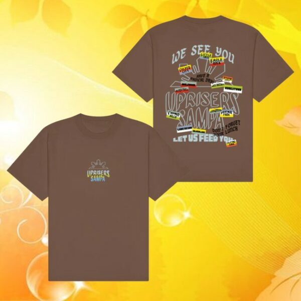 kenny Uprisers Merch Uprisers X Sampa Shirt1