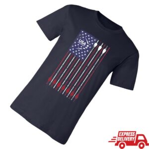 kenny Usa Archery Store Mens Grunge Flag Shirt0