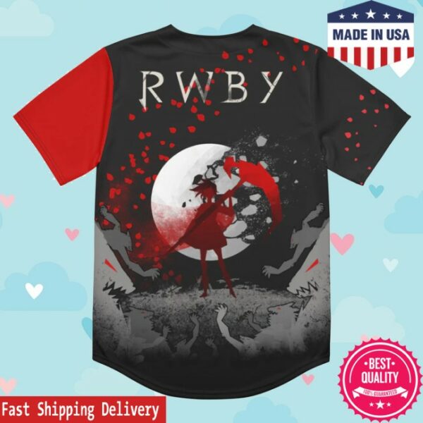 kenny Viz Shop Merch Rwby Ruby Rose Baseball Jersey