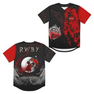 kenny Viz Shop Merch Rwby Ruby Rose Baseball Jersey1