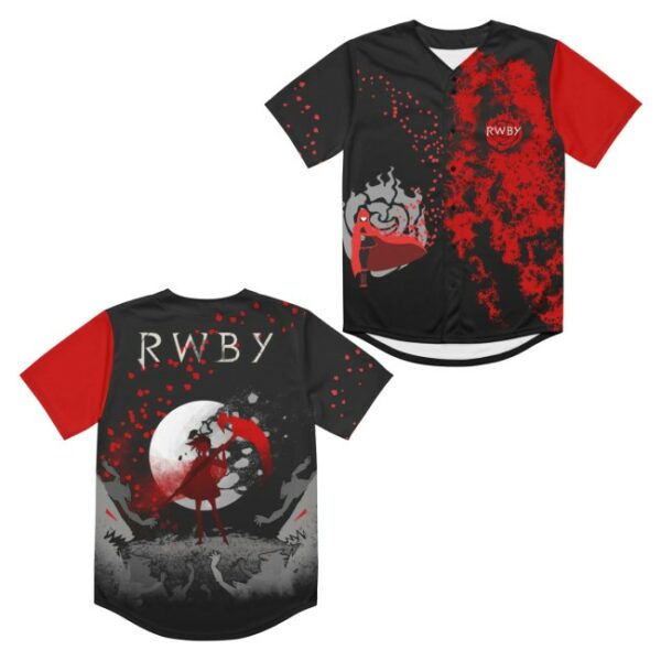 kenny Viz Shop Merch Rwby Ruby Rose Baseball Jersey1