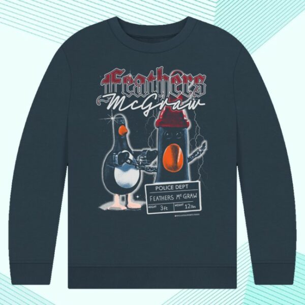 kenny Wallace And Gromit Store Feathers Mcgraw 90S Vintage Bootleg Jumper0