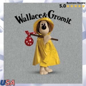 kenny Wallace And Gromit Store Gromit In The Rain Oversized Jumper1